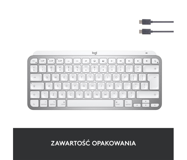 LOGITECH MX Keys Mini Mac Pale 920-010526 jasnoszara - 680466 - zdjęcie 16
